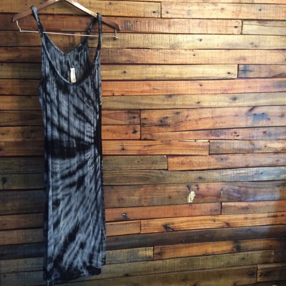 Vintage Havana tie dye dress with tassels